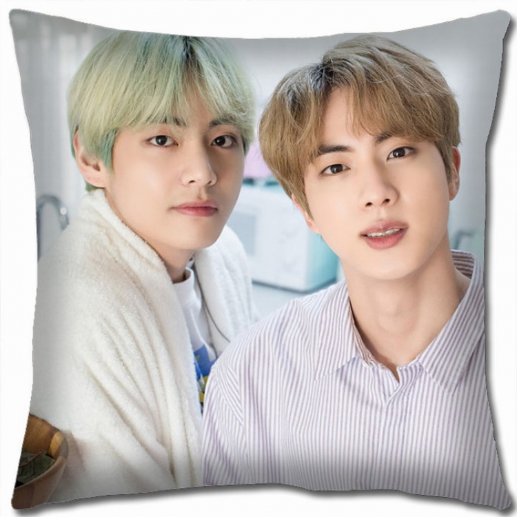 BTS Double-sided full color Pillow Cushion 45X45CM BS-295 NO FILLING