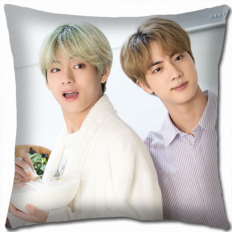 BTS Double-sided full color Pillow Cushion 45X45CM BS-296 NO FILLING