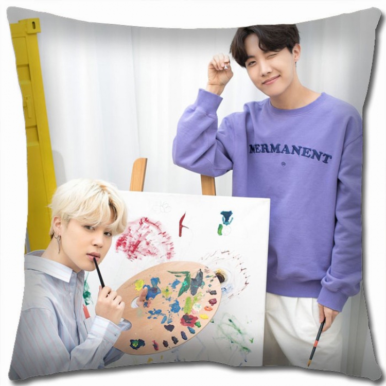 BTS Double-sided full color Pillow Cushion 45X45CM BS-299 NO FILLING