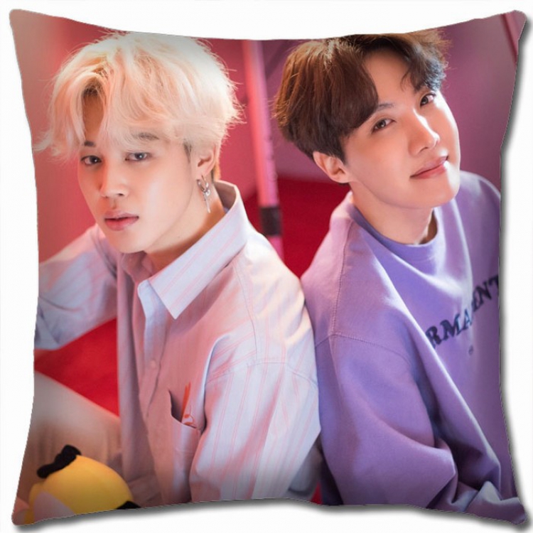 BTS Double-sided full color Pillow Cushion 45X45CM BS-301 NO FILLING