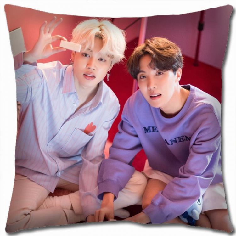 BTS Double-sided full color Pillow Cushion 45X45CM BS-302 NO FILLING
