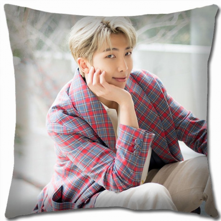 BTS Double-sided full color Pillow Cushion 45X45CM BS-307 NO FILLING