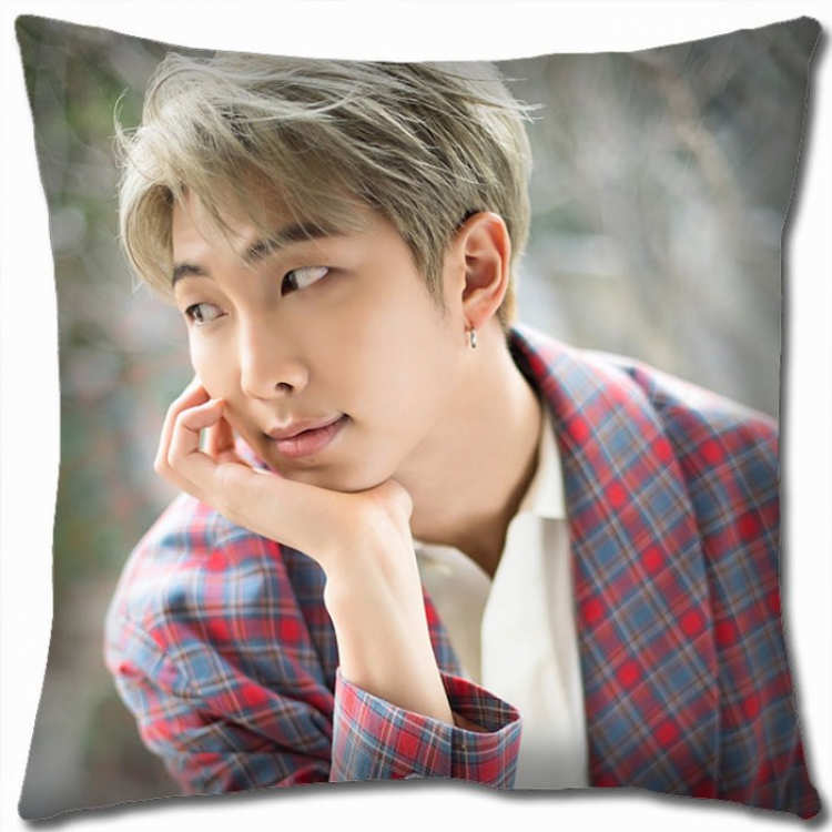 BTS Double-sided full color Pillow Cushion 45X45CM BS-308 NO FILLING