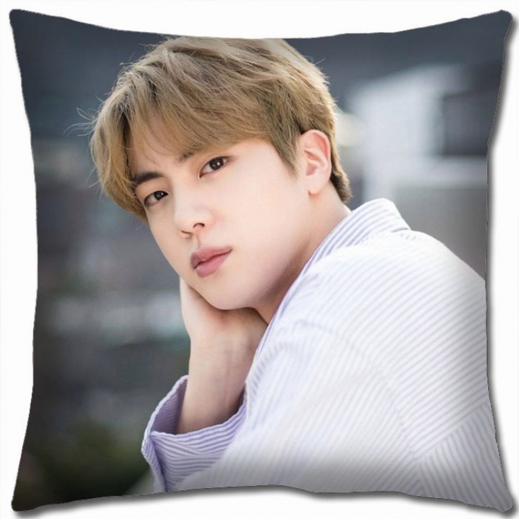 BTS Double-sided full color Pillow Cushion 45X45CM BS-309 NO FILLING