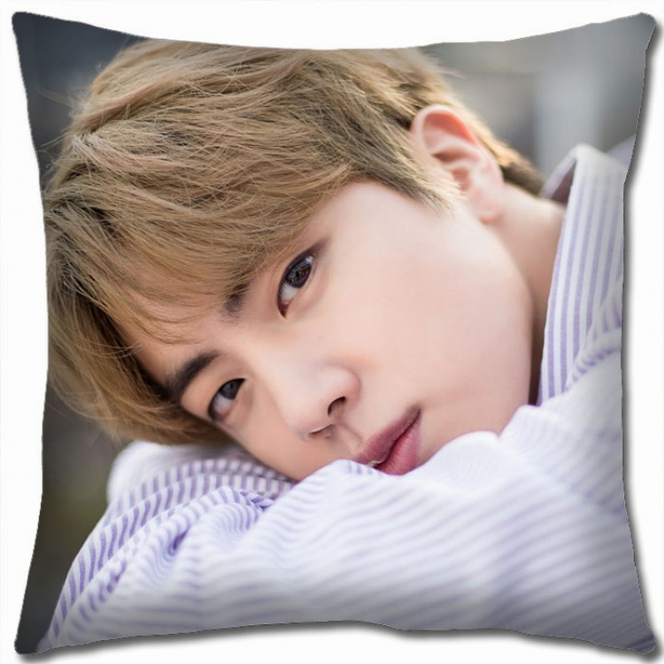 BTS Double-sided full color Pillow Cushion 45X45CM BS-310 NO FILLING