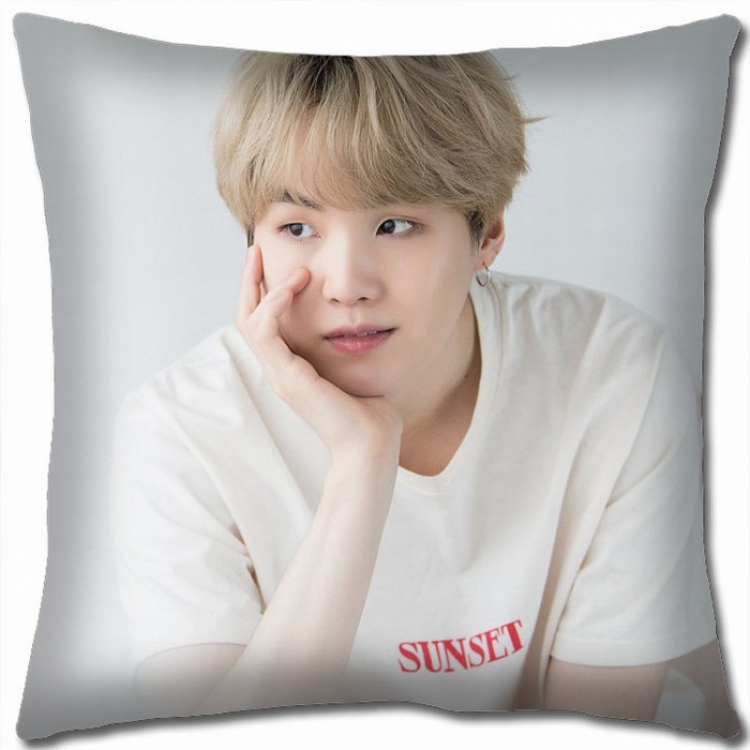 BTS Double-sided full color Pillow Cushion 45X45CM BS-312 NO FILLING