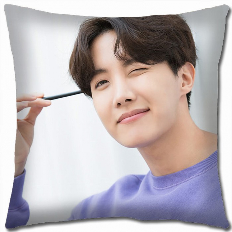 BTS Double-sided full color Pillow Cushion 45X45CM BS-314 NO FILLING