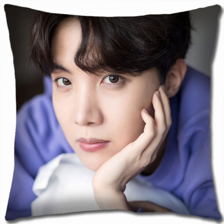 BTS Double-sided full color Pillow Cushion 45X45CM BS-315 NO FILLING