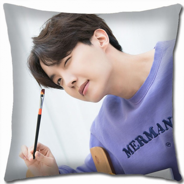 BTS Double-sided full color Pillow Cushion 45X45CM BS-316 NO FILLING
