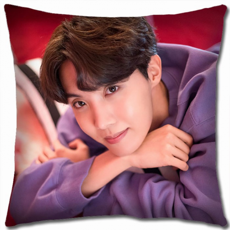 BTS Double-sided full color Pillow Cushion 45X45CM BS-318 NO FILLING