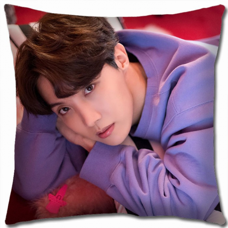 BTS Double-sided full color Pillow Cushion 45X45CM BS-319 NO FILLING