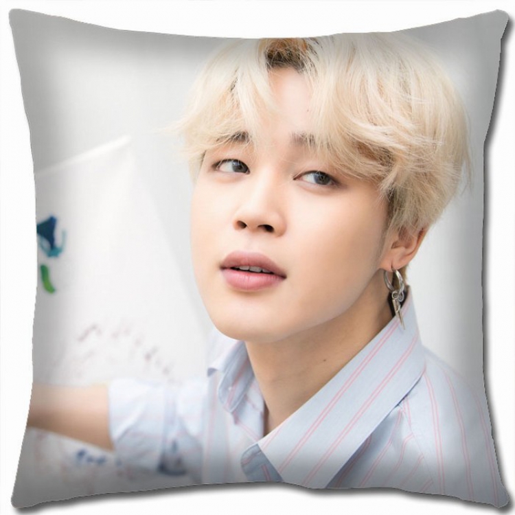 BTS Double-sided full color Pillow Cushion 45X45CM BS-322 NO FILLING