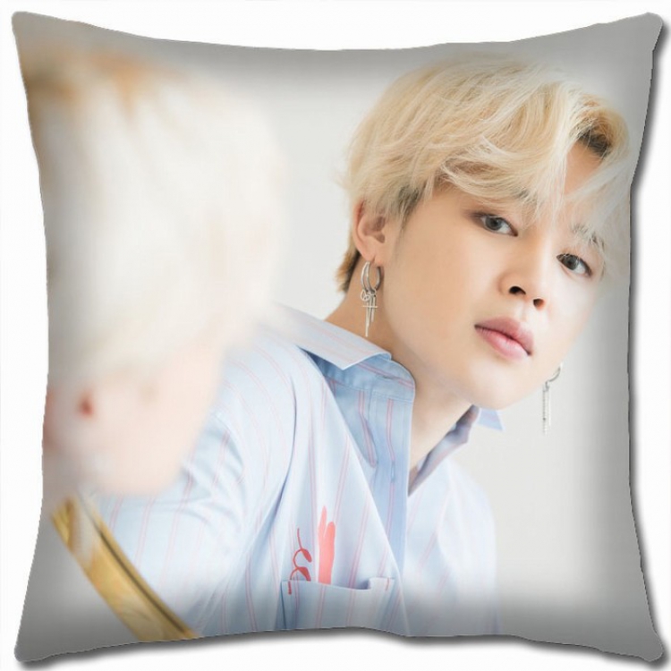 BTS Double-sided full color Pillow Cushion 45X45CM BS-323 NO FILLING