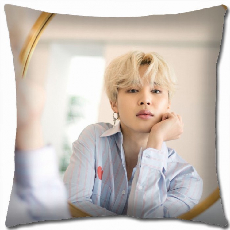 BTS Double-sided full color Pillow Cushion 45X45CM BS-324 NO FILLING