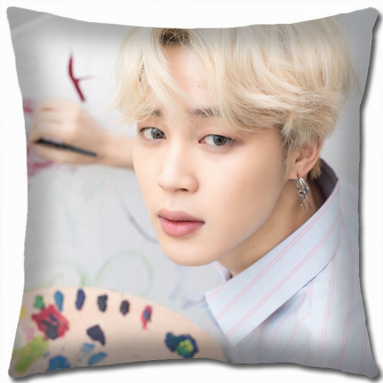 BTS Double-sided full color Pillow Cushion 45X45CM BS-326 NO FILLING