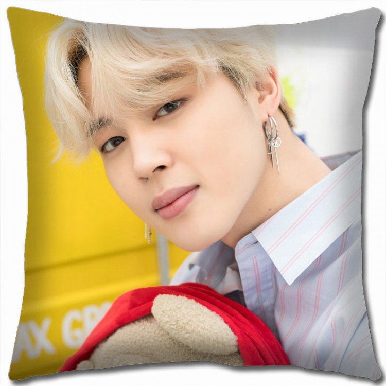 BTS Double-sided full color Pillow Cushion 45X45CM BS-327 NO FILLING