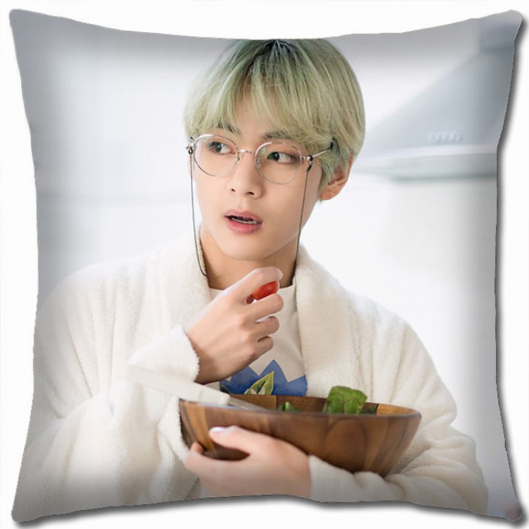 BTS Double-sided full color Pillow Cushion 45X45CM BS-329 NO FILLING