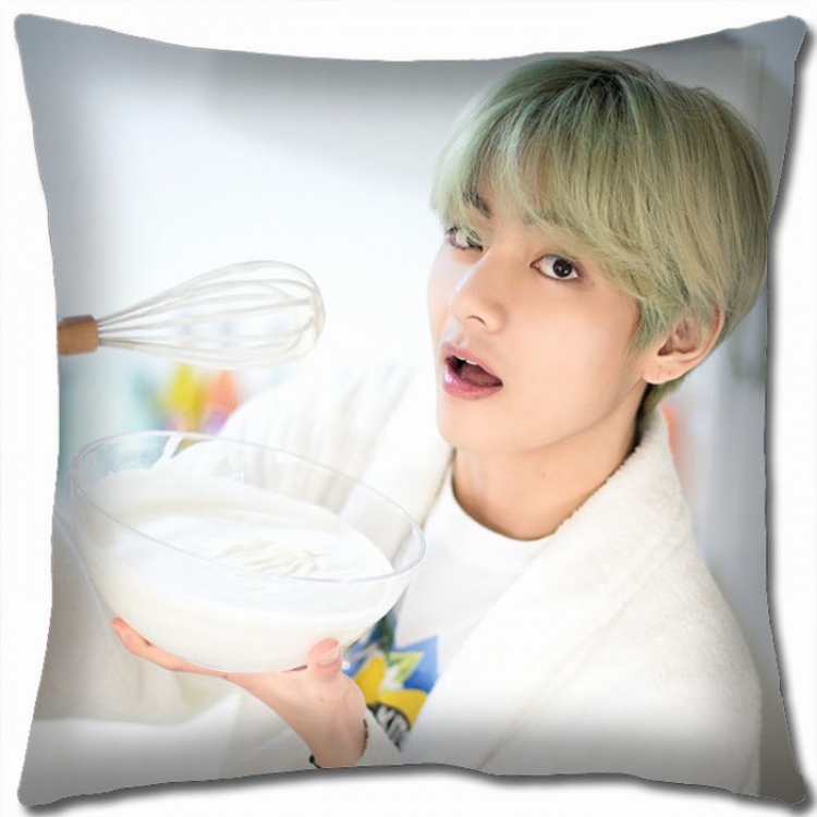 BTS Double-sided full color Pillow Cushion 45X45CM BS-331 NO FILLING