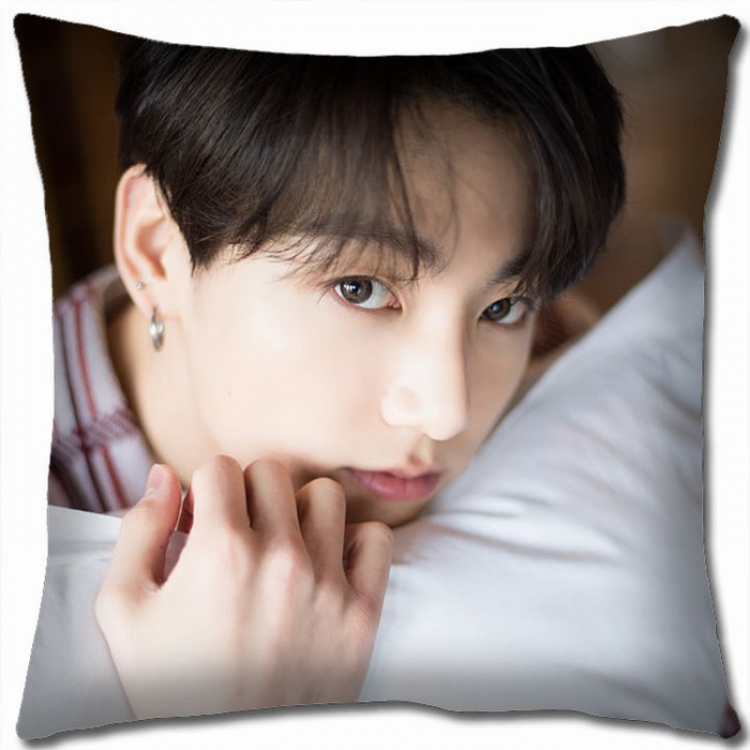 BTS Double-sided full color Pillow Cushion 45X45CM BS-338 NO FILLING