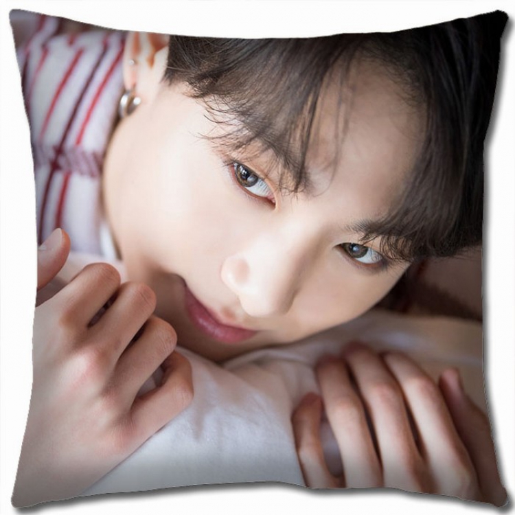 BTS Double-sided full color Pillow Cushion 45X45CM BS-340 NO FILLING