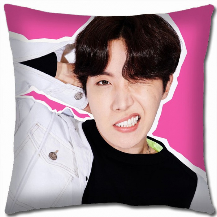 BTS Double-sided full color Pillow Cushion 45X45CM BS-356 NO FILLING