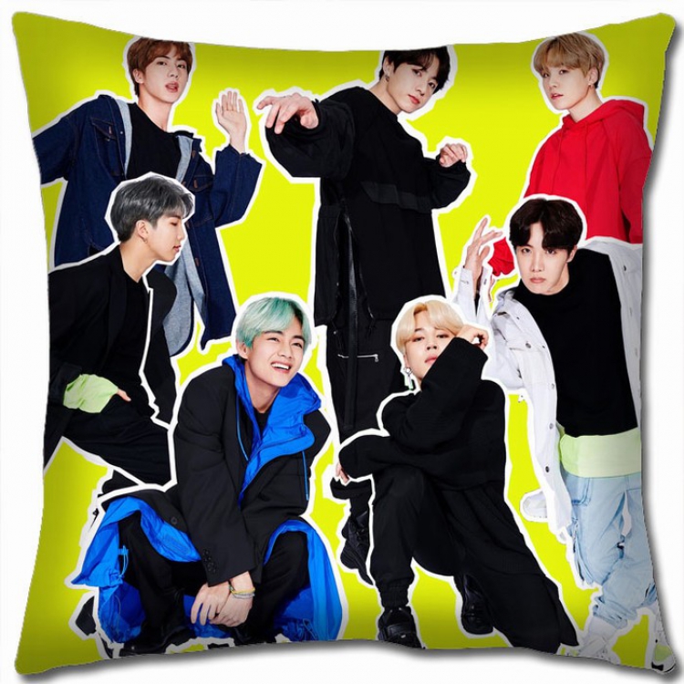 BTS Double-sided full color Pillow Cushion 45X45CM BS-360A NO FILLING