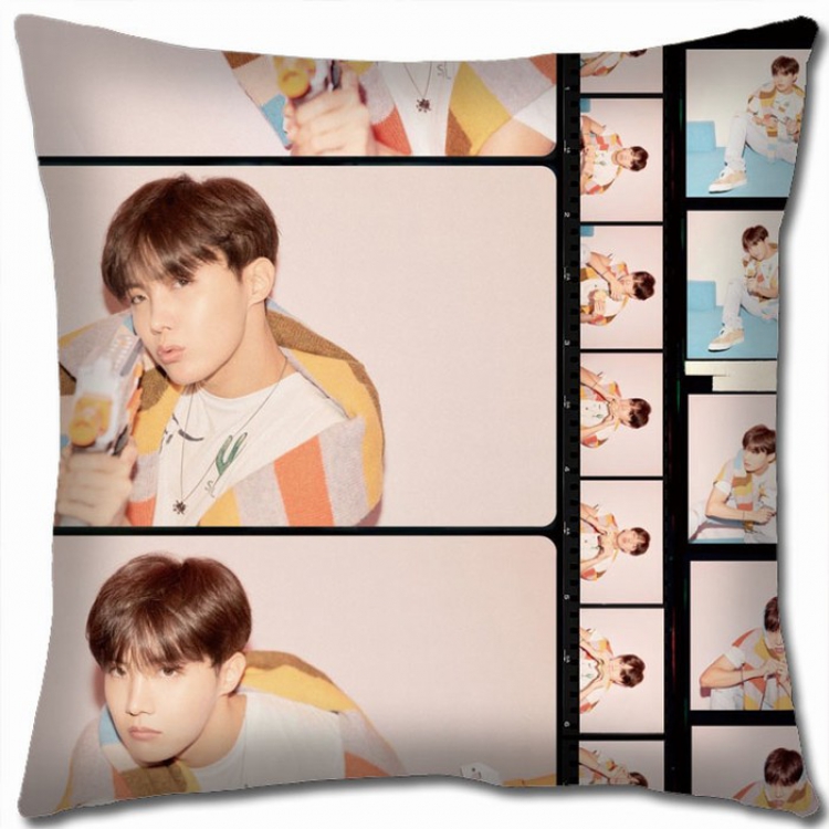 BTS Double-sided full color Pillow Cushion 45X45CM BS-370 NO FILLING