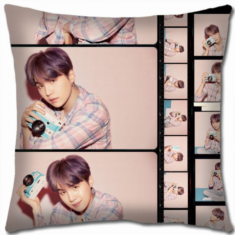 BTS Double-sided full color Pillow Cushion 45X45CM BS-371 NO FILLING