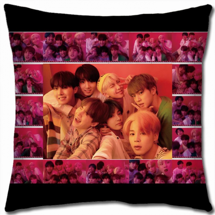 BTS Double-sided full color Pillow Cushion 45X45CM BS-374 NO FILLING