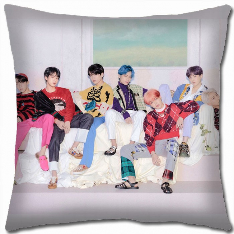 BTS Double-sided full color Pillow Cushion 45X45CM BS-377 NO FILLING