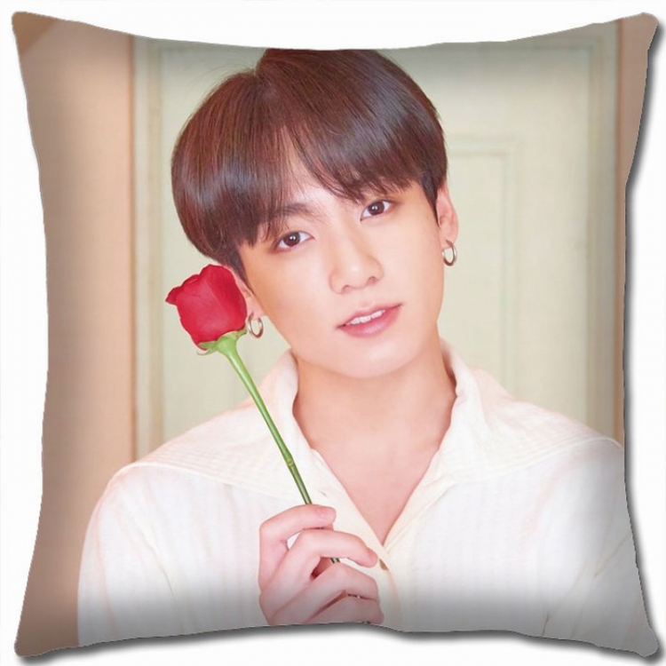 BTS Double-sided full color Pillow Cushion 45X45CM BS-378 NO FILLING