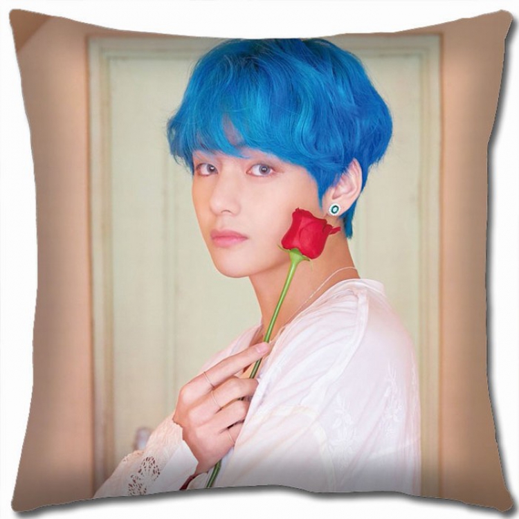 BTS Double-sided full color Pillow Cushion 45X45CM BS-379 NO FILLING