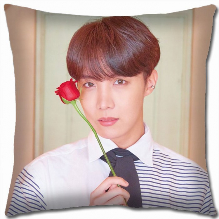 BTS Double-sided full color Pillow Cushion 45X45CM BS-381 NO FILLING