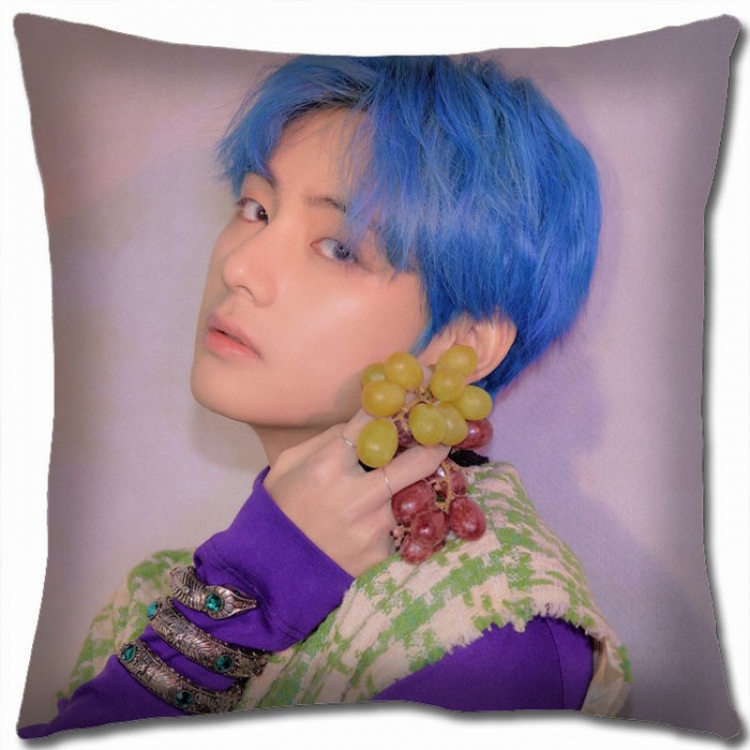 BTS Double-sided full color Pillow Cushion 45X45CM BS-386 NO FILLING