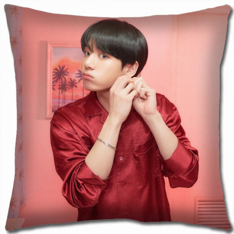 BTS Double-sided full color Pillow Cushion 45X45CM BS-393 NO FILLING