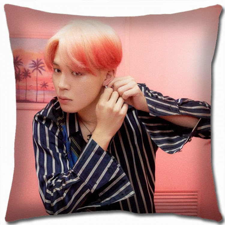 BTS Double-sided full color Pillow Cushion 45X45CM BS-395 NO FILLING