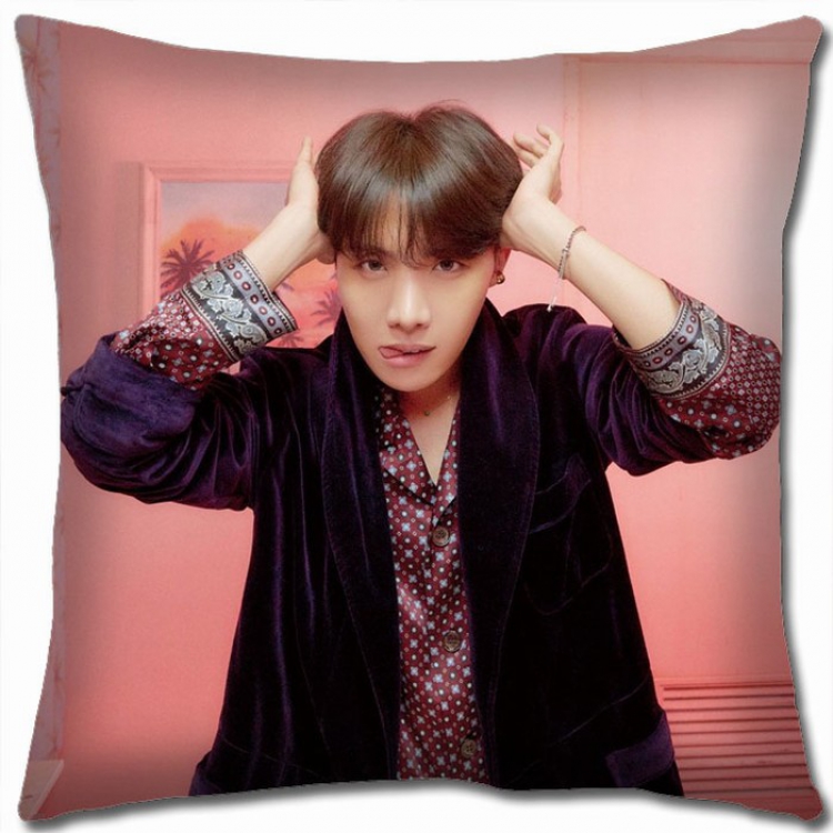 BTS Double-sided full color Pillow Cushion 45X45CM BS-396 NO FILLING