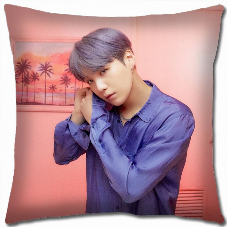 BTS Double-sided full color Pillow Cushion 45X45CM BS-397 NO FILLING