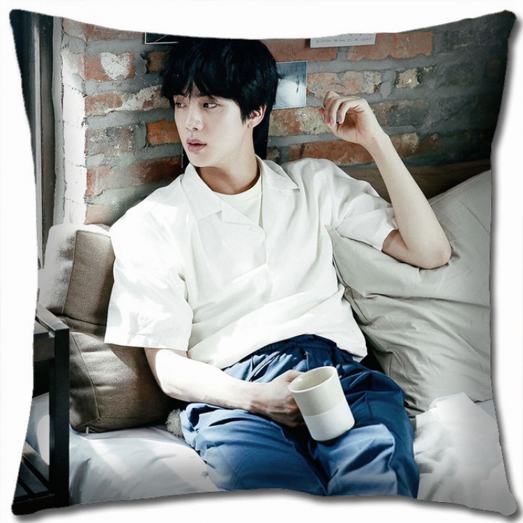 BTS Double-sided full color Pillow Cushion 45X45CM BS-401 NO FILLING