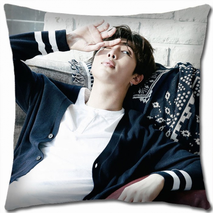 BTS Double-sided full color Pillow Cushion 45X45CM BS-402 NO FILLING
