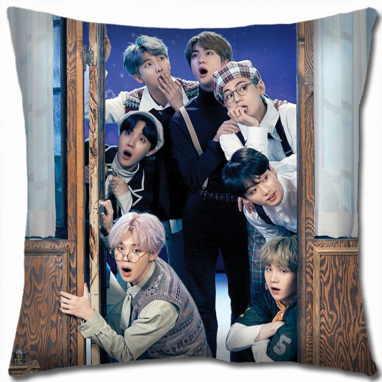 BTS Double-sided full color Pillow Cushion 45X45CM BS-403 NO FILLING