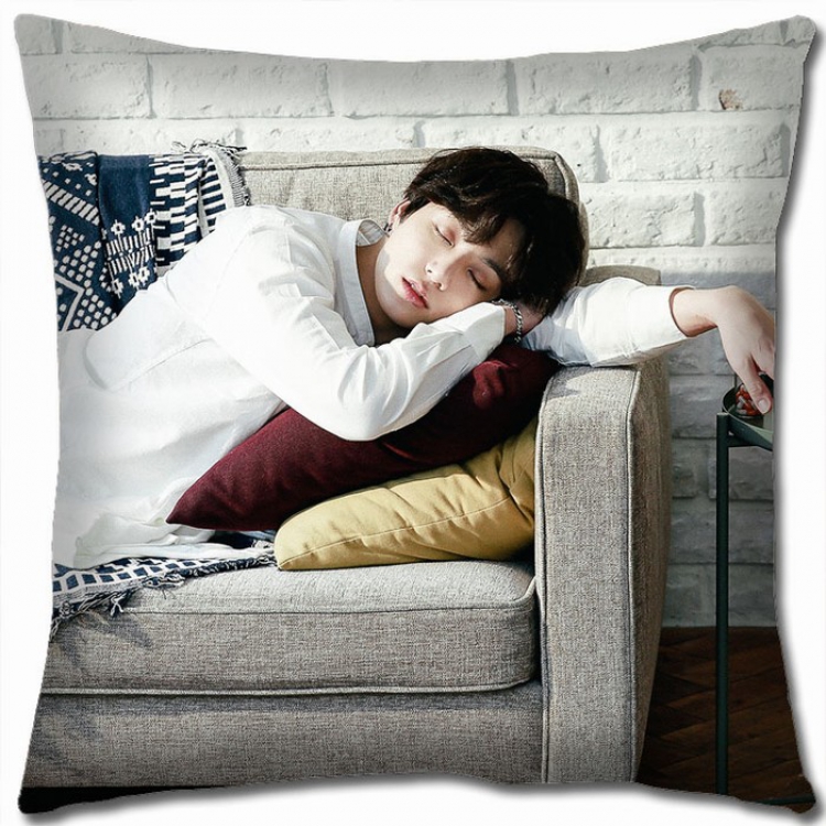BTS Double-sided full color Pillow Cushion 45X45CM BS-404 NO FILLING