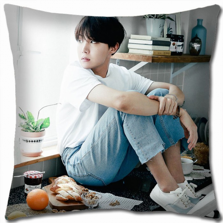 BTS Double-sided full color Pillow Cushion 45X45CM BS-405 NO FILLING