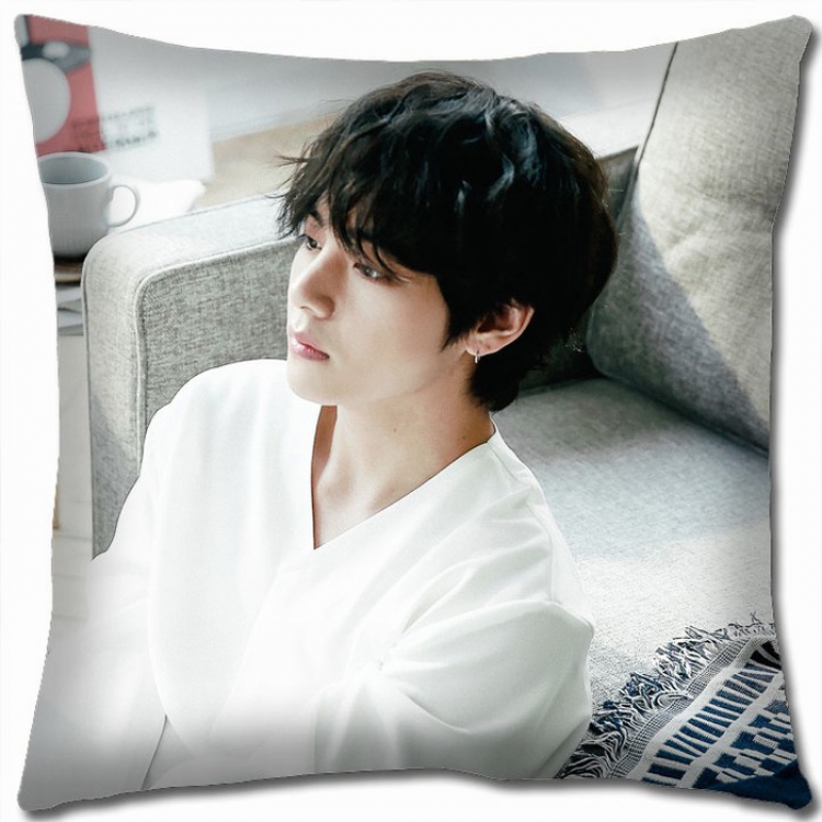 BTS Double-sided full color Pillow Cushion 45X45CM BS-407 NO FILLING