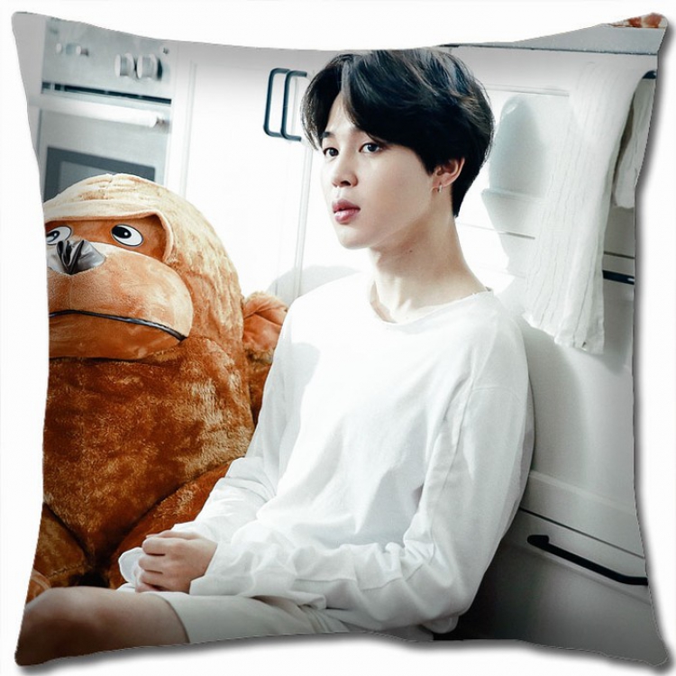 BTS Double-sided full color Pillow Cushion 45X45CM BS-406 NO FILLING