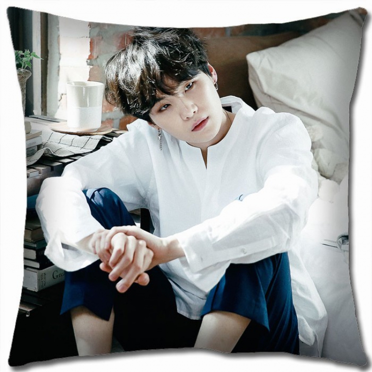 BTS Double-sided full color Pillow Cushion 45X45CM BS-408 NO FILLING