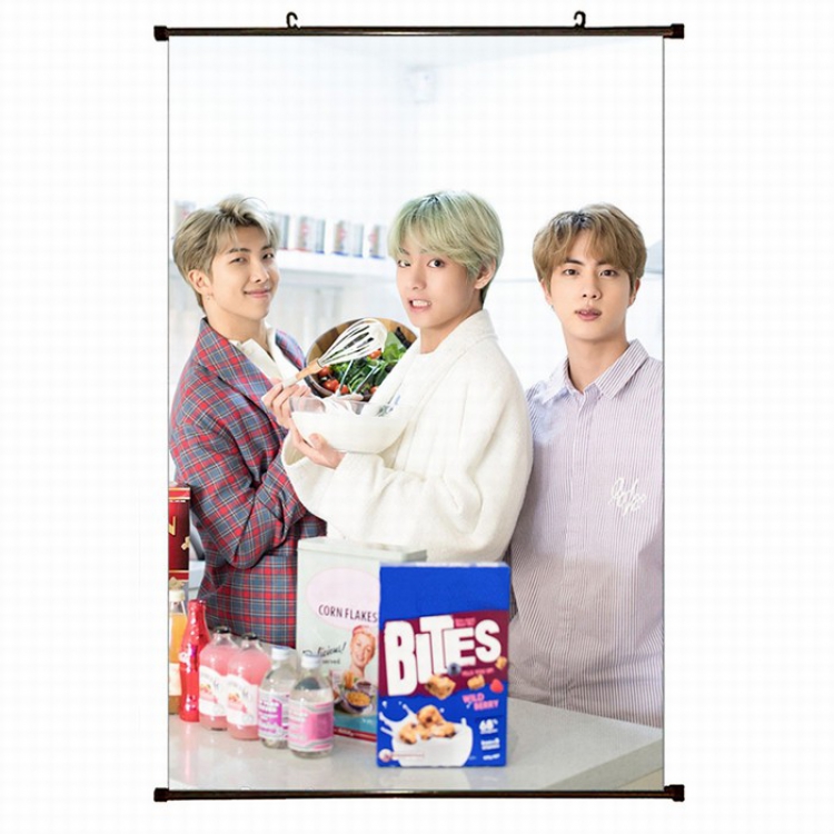BTS Plastic pole cloth painting Wall Scroll 60X90CM preorder 3 days BS-297 NO FILLING