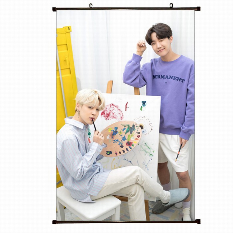 BTS Plastic pole cloth painting Wall Scroll 60X90CM preorder 3 days BS-299 NO FILLING