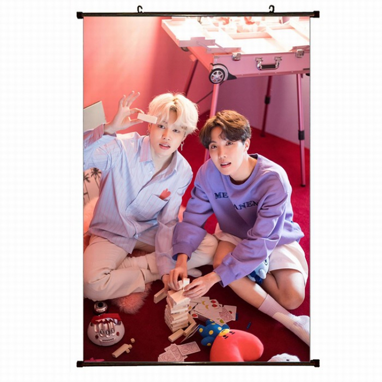 BTS Plastic pole cloth painting Wall Scroll 60X90CM preorder 3 days BS-302 NO FILLING