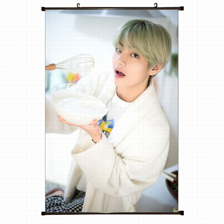 BTS Plastic pole cloth painting Wall Scroll 60X90CM preorder 3 days BS-331 NO FILLING